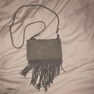Never been used grey free people crossbody